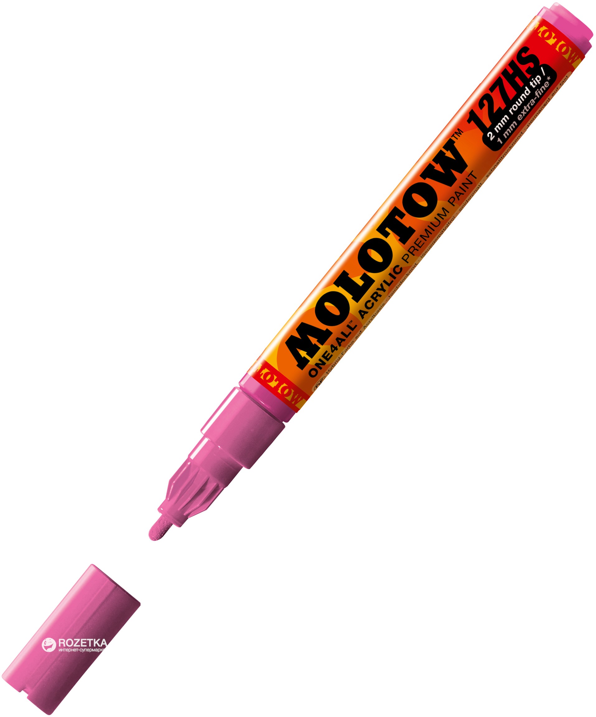 

Маркер акриловый Molotow One4All 127HS 2 мм Фуксия розовый (MO127237)
