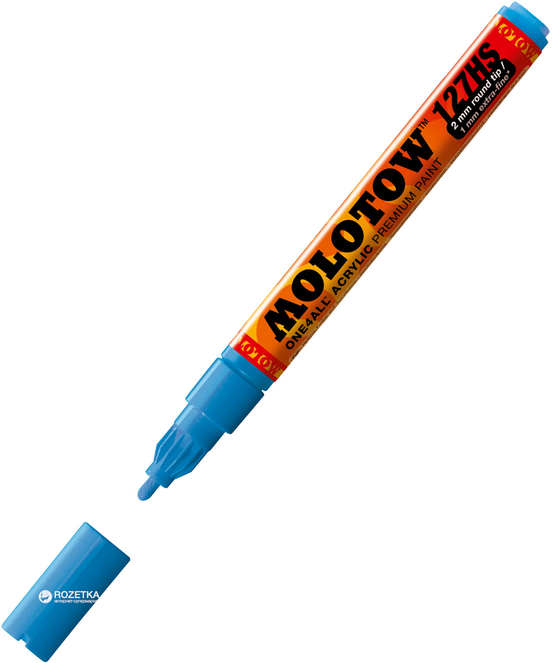 

Маркер акриловый Molotow One4All 127HS 2 мм Синий (MO127205)