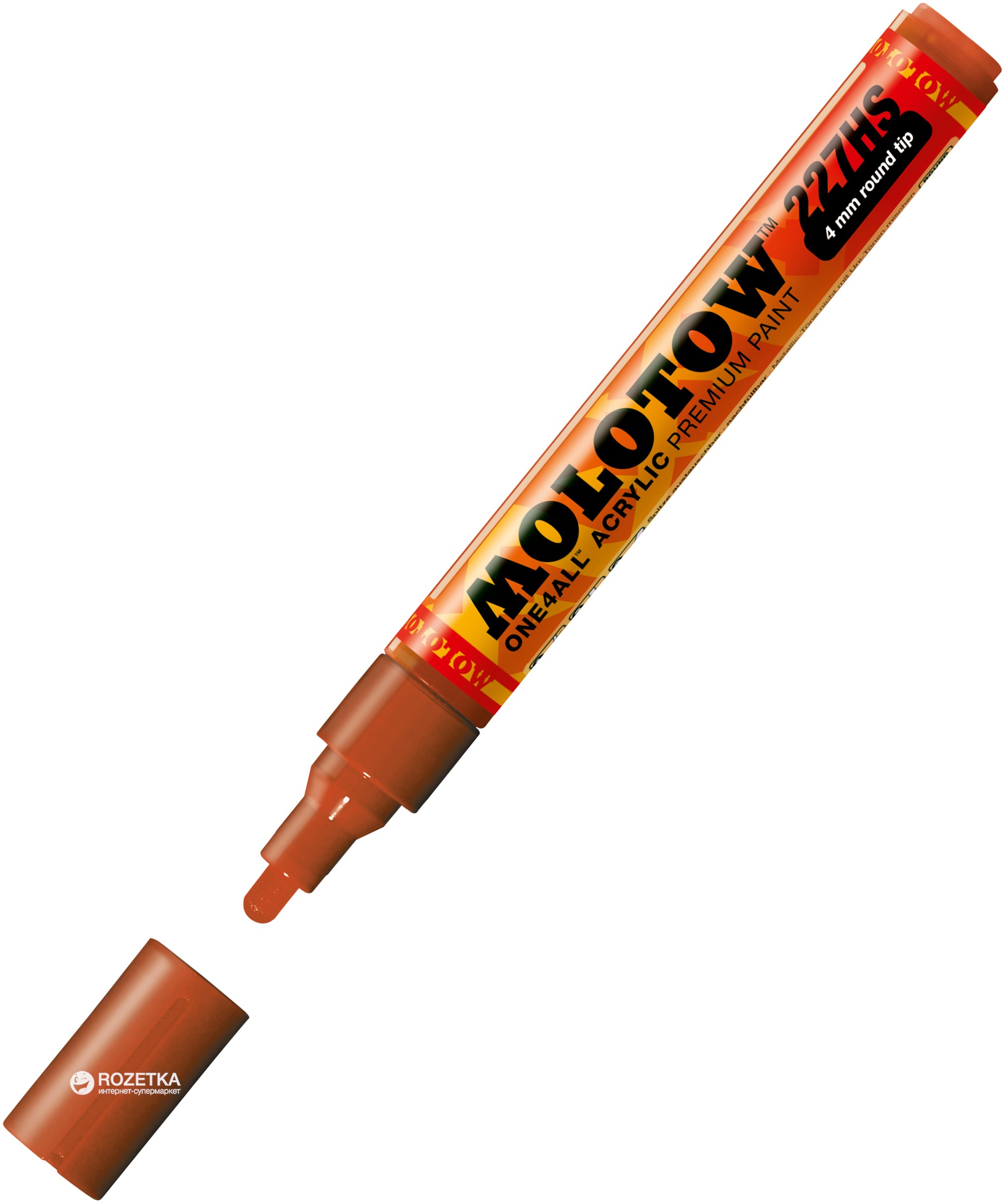 

Маркер акриловый Molotow One4All 227HS 4 мм Оранжево-красный (MO227224)