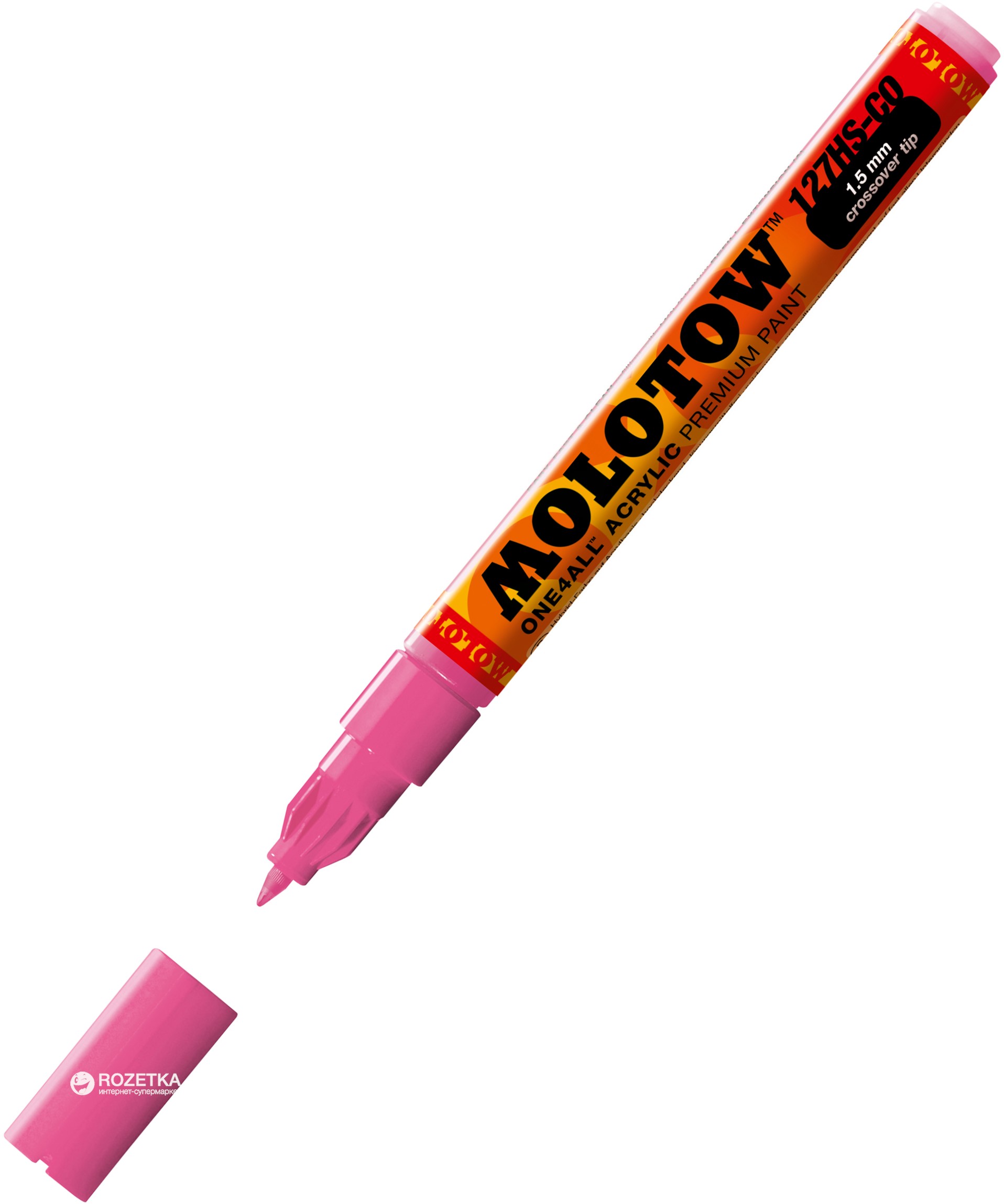 

Маркер акриловый Molotow One4All 127HS-CO 1.5 мм Розовый (MO127408)