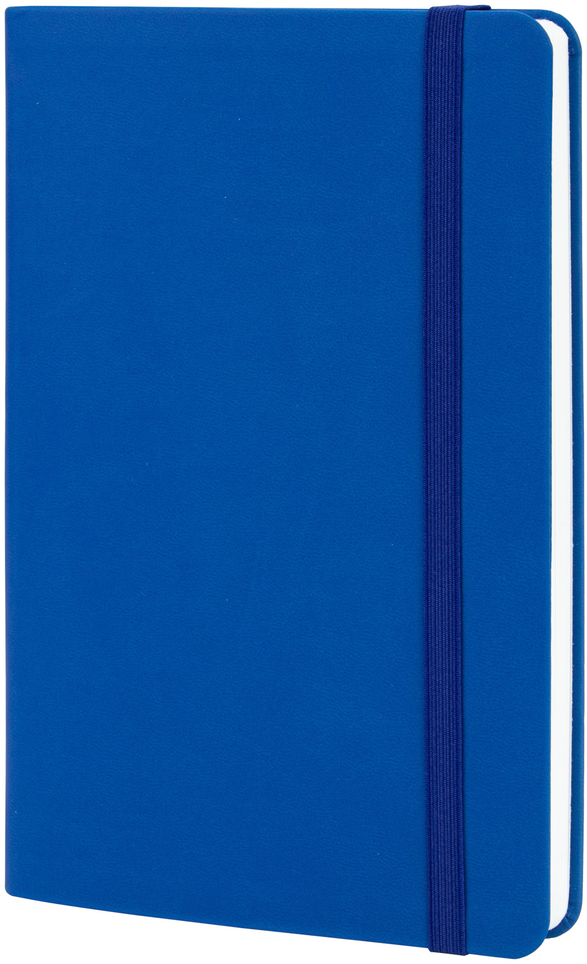

Деловая записная книга Optima Vivella А5 256 страниц в линейку на резинке Синяя (O27104-02)