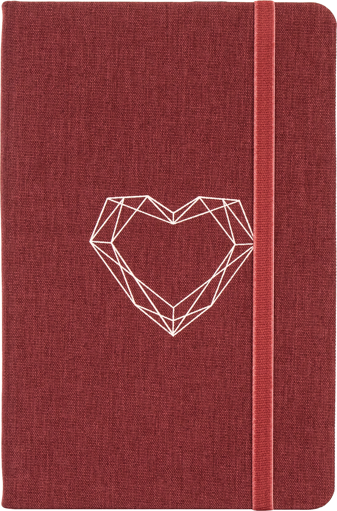 

Деловая записная книга Optima Heart А5 128 л Красная (O27191-03)