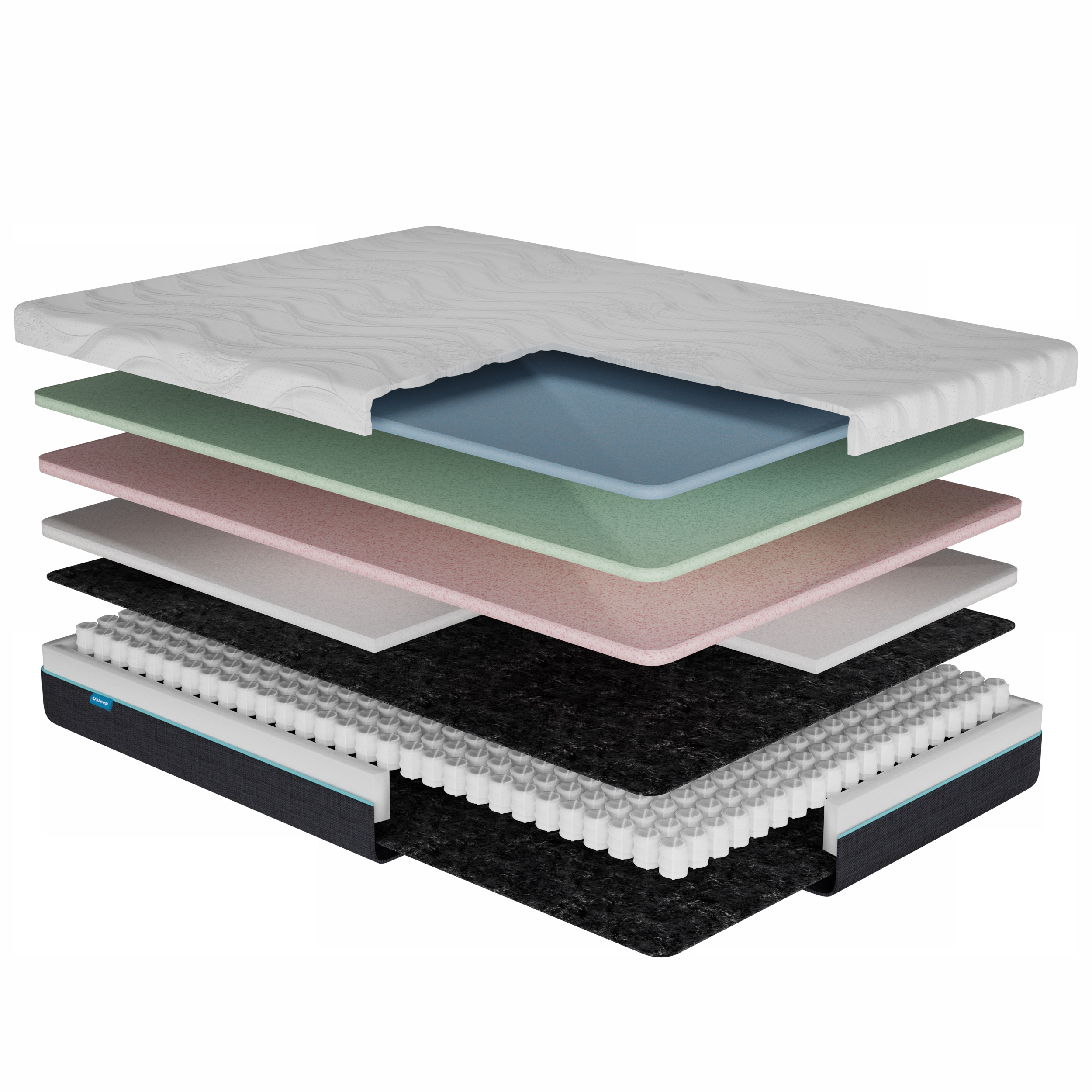 

Пружинный ортопедический матрас Sirmione Usleep 140х190