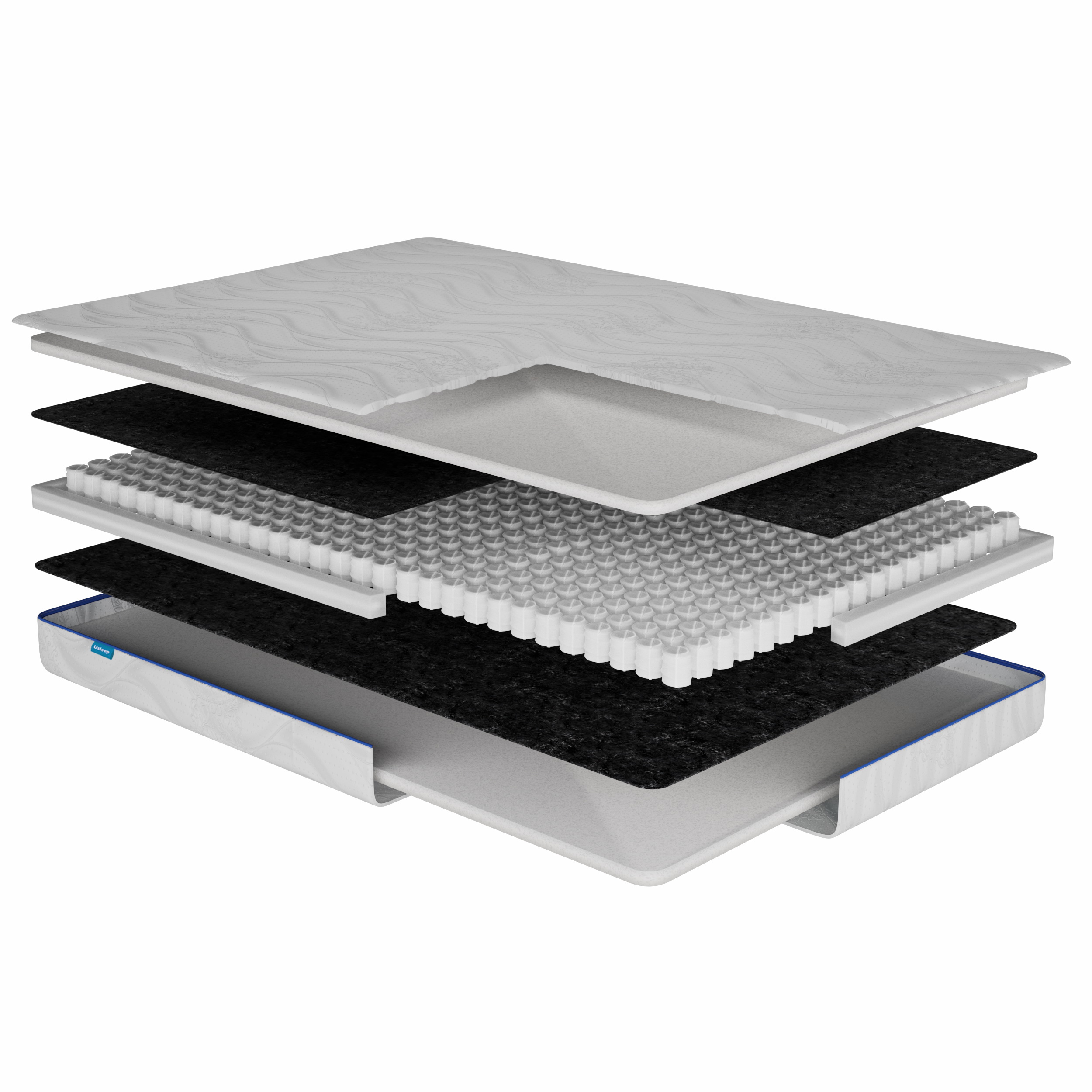 

Пружинный ортопедический матрас Island Blue Usleep 140х200