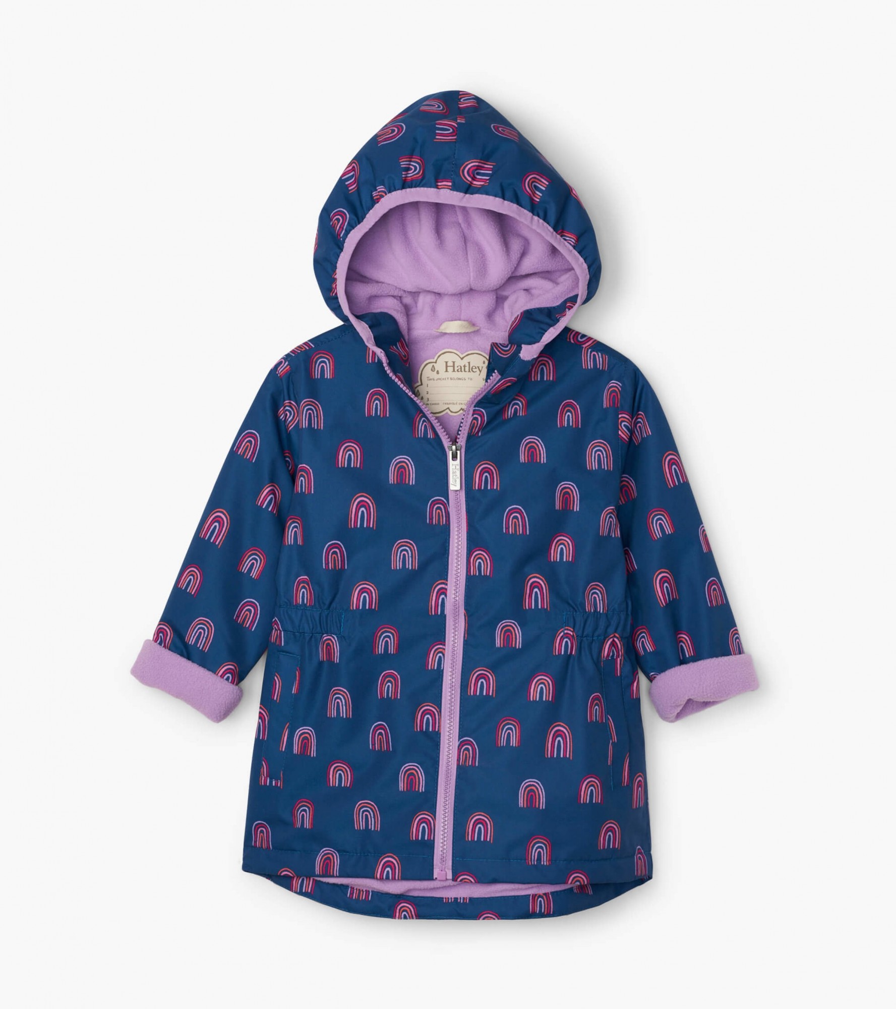 

Куртка Hatley MICROFIBER Rainbow Party 128см фіолетовий 8A (F20RDK1335)
