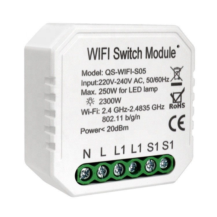

Розумний вимикач Tervix Pro Line WiFi Switch (1 клавіша / розетка)
