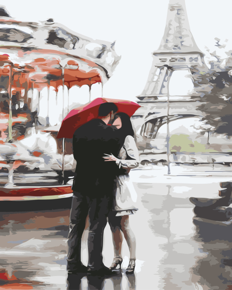 

Картина по номерам без коробки Paintboy Однажды в Париже 40х50см (GX 3015)