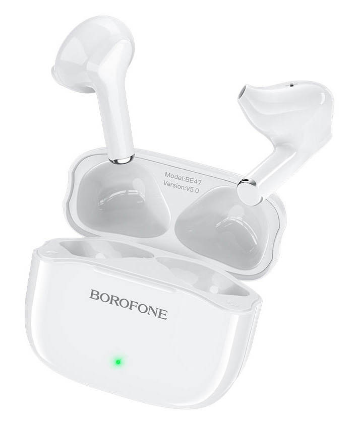 

Навушники безпровідні вкладиші Borofone BE47 TWS Білий