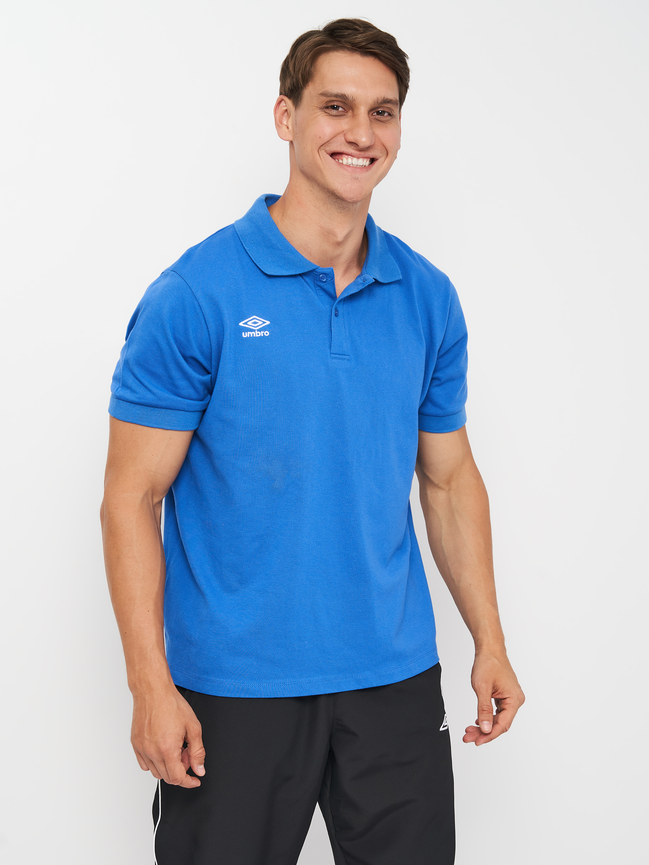 

Поло Umbro Basic Pique Polo 510114071 XXL Синее