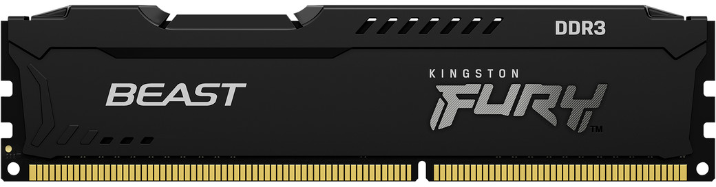 

Оперативная память Kingston Fury DDR3-1866 8192MB PC3-14900 Beast Black (KF318C10BB/8)