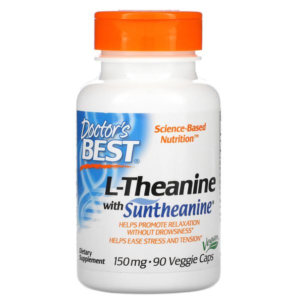 

Л-теанин Doctor's BEST L-Theanine 150 mg 90 капсул