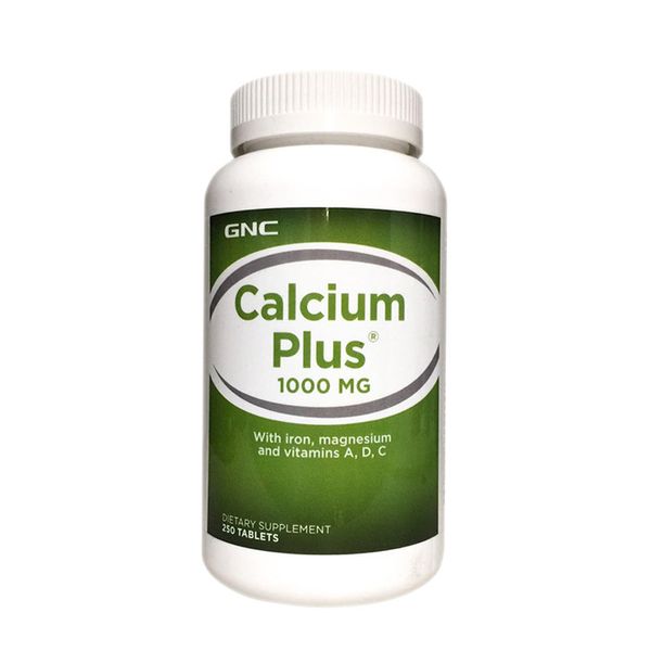 

Кальций GNC Calcium Plus 1000 mg 250 таблеток