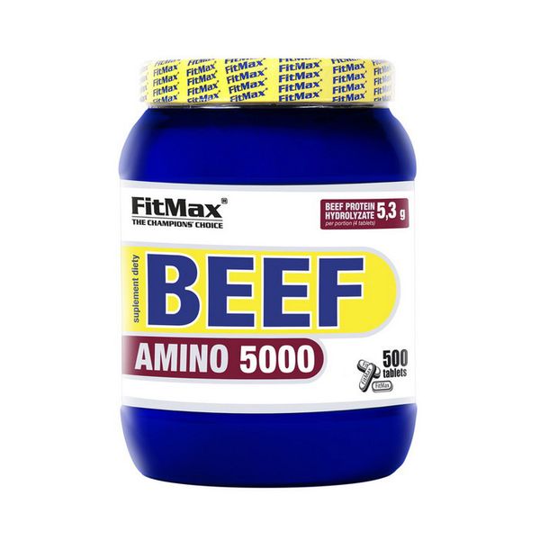 

Комплекс аминокислот FitMax Beef Amino 5000 500 таблеток