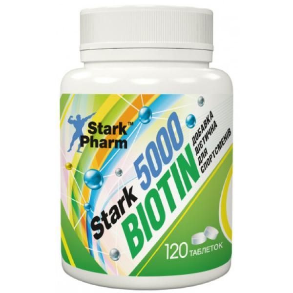 

Биотин Stark Pharm Stark Biotin 5000 120 таблеток