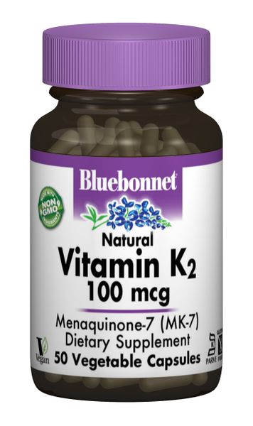 

Витамин К2 100mcg Bluebonnet Nutrition 50 капсул