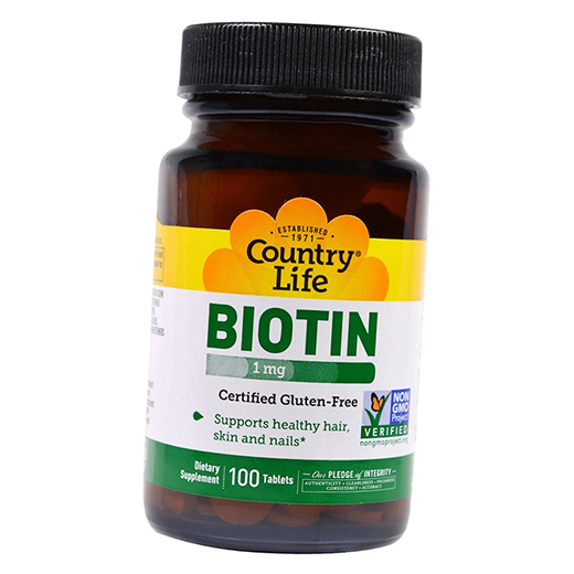 

Country Life Biotin 1000 100таб (36124045)