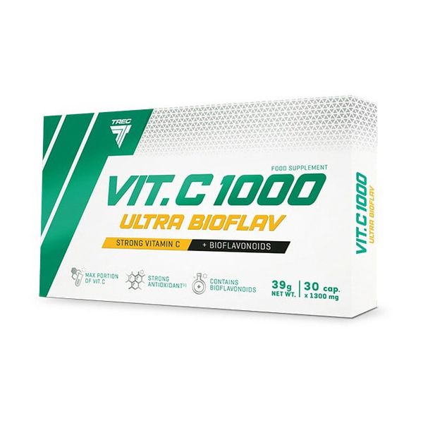 

Витамин C Trec Nutrition Vitamin C Strong 1000 Ultra Bioflav 100 капсул