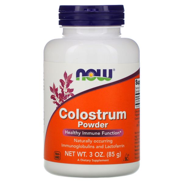 

Лактоферрин Now Foods Colostrum Powder 85 грамм Без вкуса