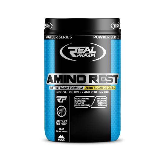 

БЦАА + Глютамин Real Pharm Amino Rest 500 грамм Яблочный пирог