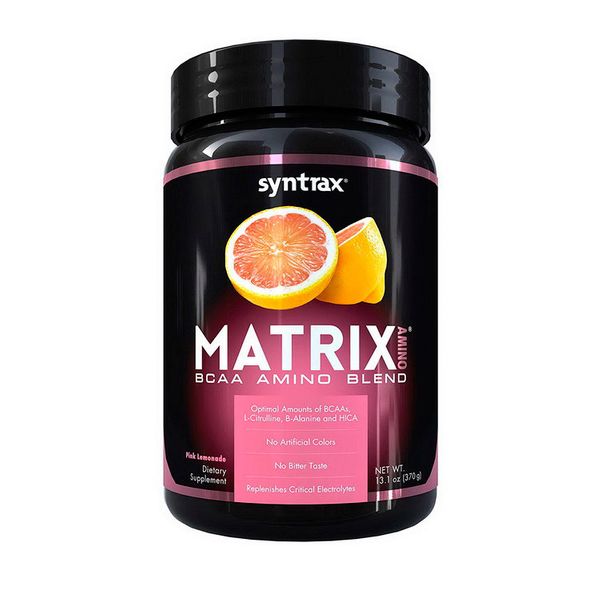 

БЦАА Syntrax BCAA Matrix amino 370 грамм Малина