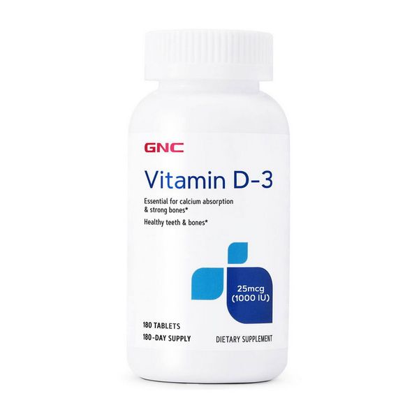 

Витамин Д3 GNC Vitamin D-3 1000 IU 180 таблеток