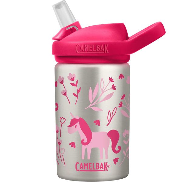 

Фляга (бутылка) для воды детская CamelBak Eddy+ Kids 14oz SST, Unicorn & Blooms (0,4 л)