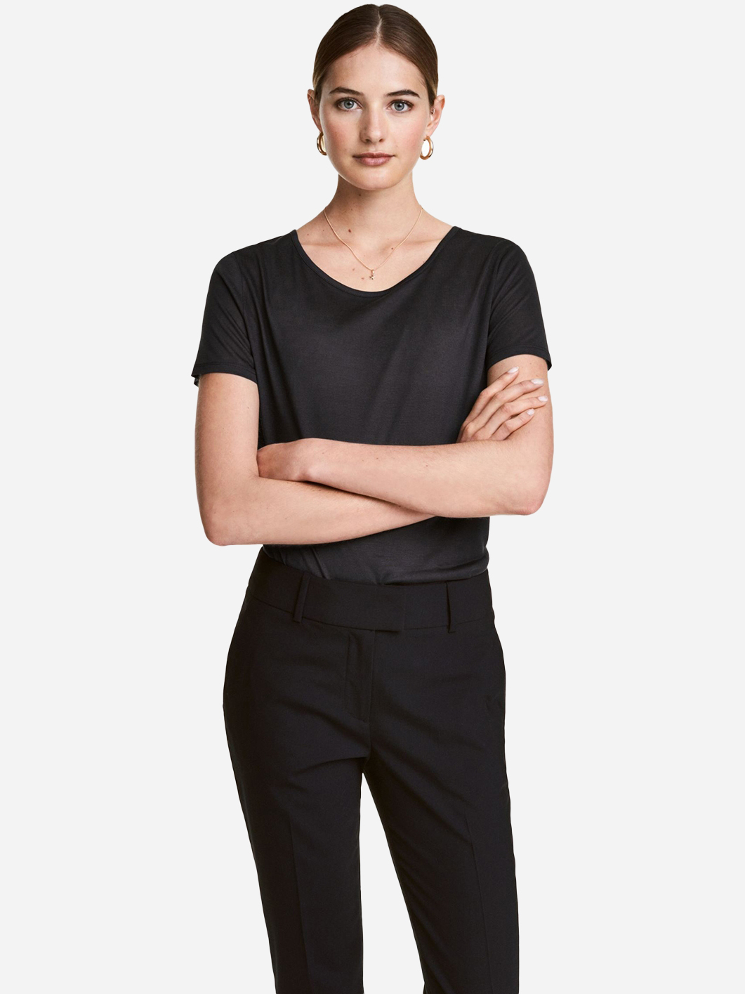 

Футболка H& 3hm01120151  Черная, Футболка H&M 3hm01120151 M Черная