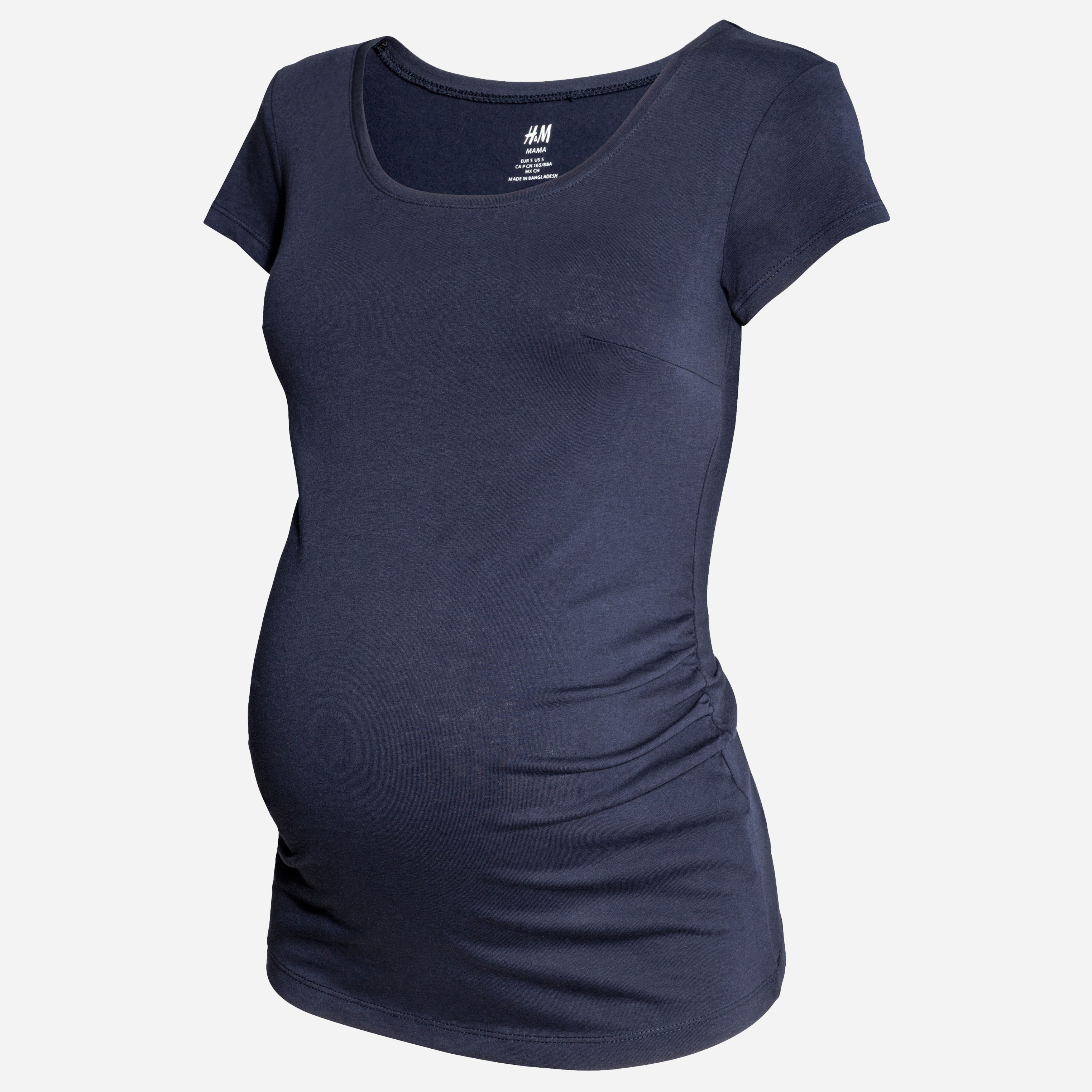 

Футболка для беременных H&M 4334447-AAQJ L Темно-синяя