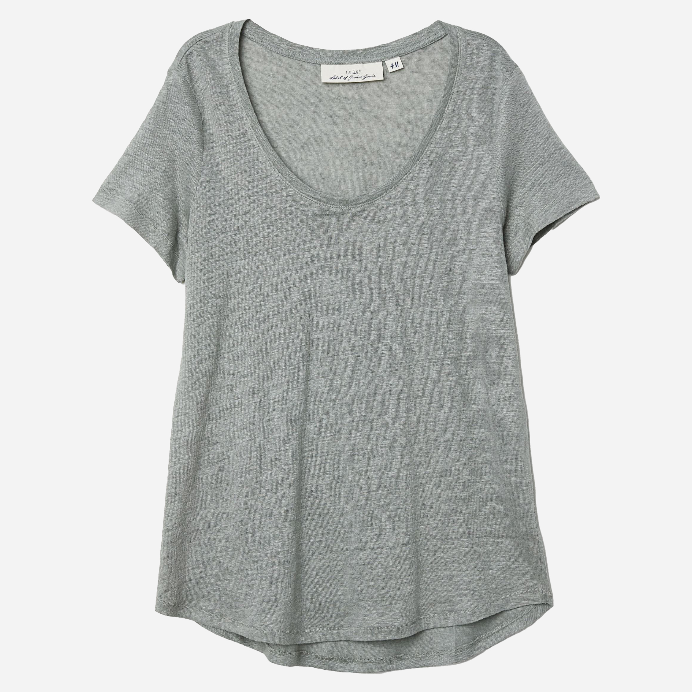 

Футболка H&M 0648624-8 S Хаки