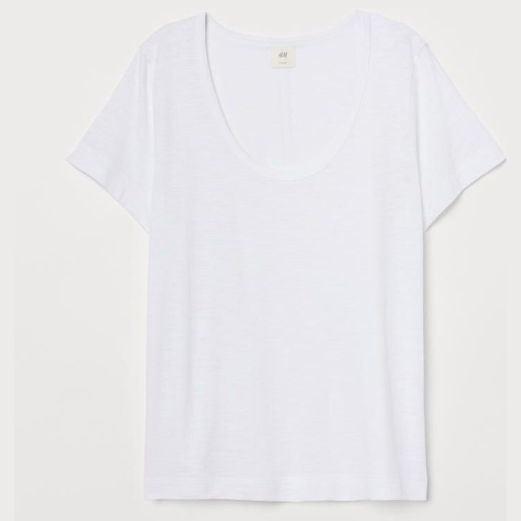 

Футболка H&M 1003-8566171  Белая, Футболка H&M 1003-8566171 L Белая