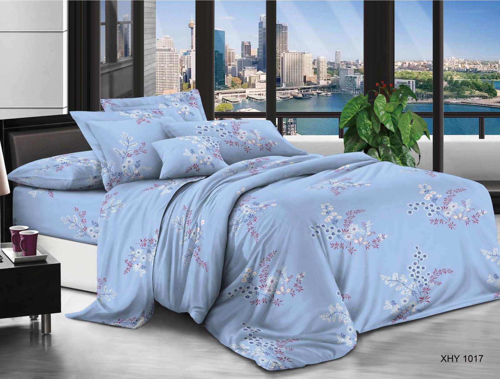 

Простынь Modern Микросатин 15-0278 Cornflower field 220x240 см