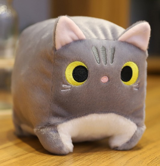 

Мягкая игрушка котик kawaii IMCAT серый Размер 20 см YDS-01