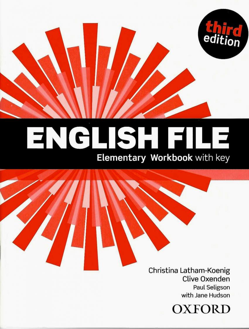 

Книга English File 3rd edition Elementary Workbook with Key