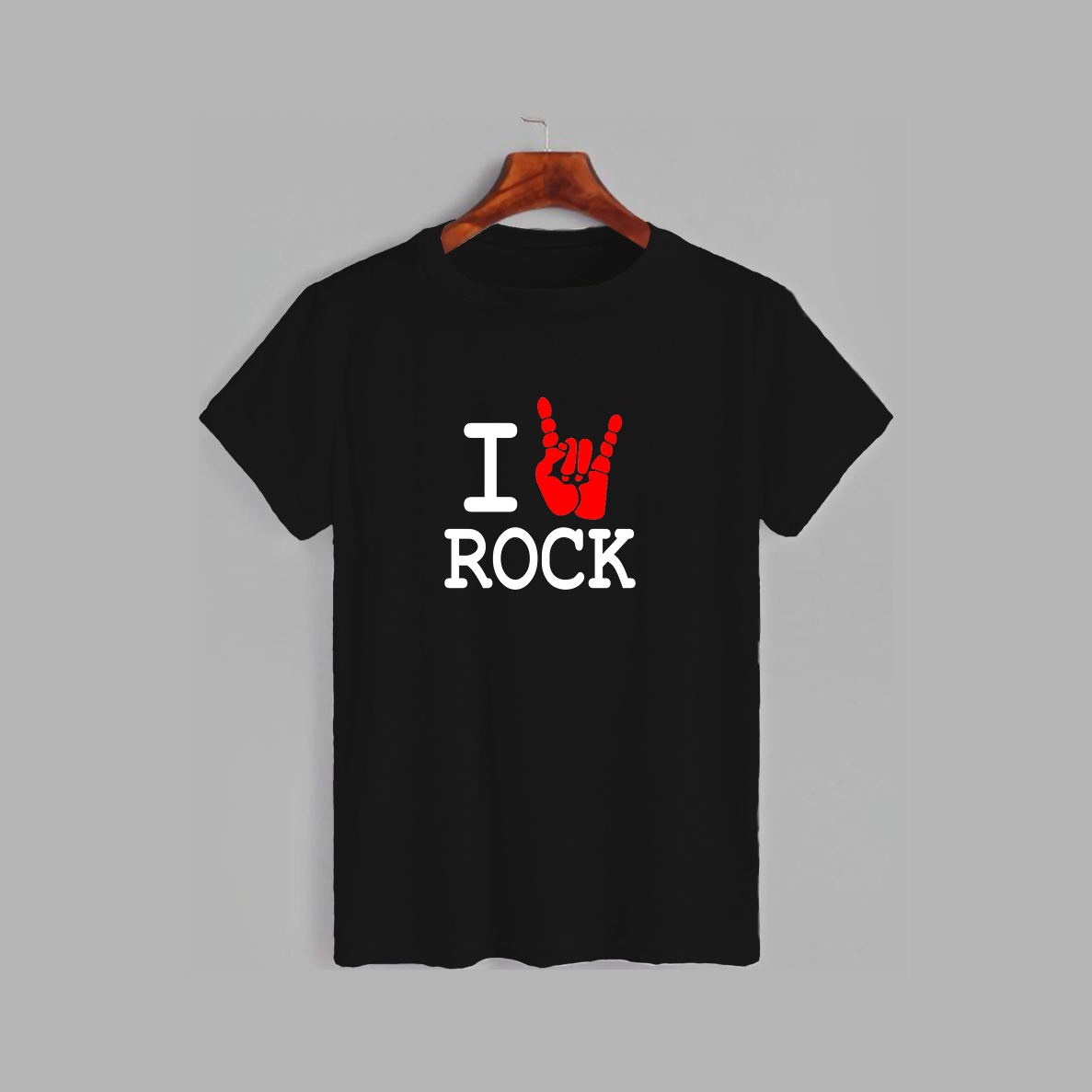 Акция на Футболка Likey I love rock M150-0408 3XL Чорна от Rozetka