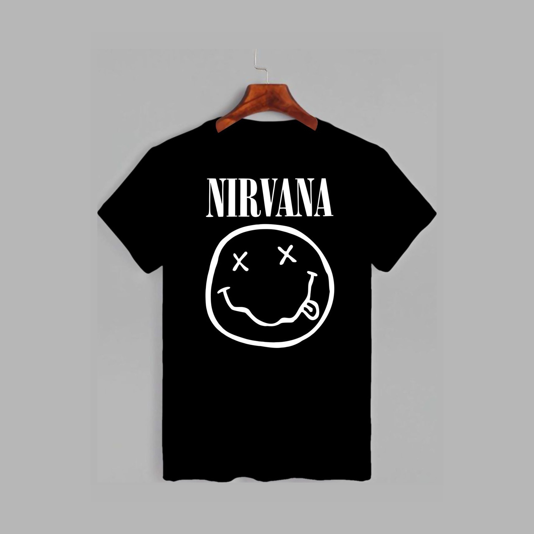 Акція на Футболка Likey Nirvana Smile M150-0419 XL Чорна від Rozetka