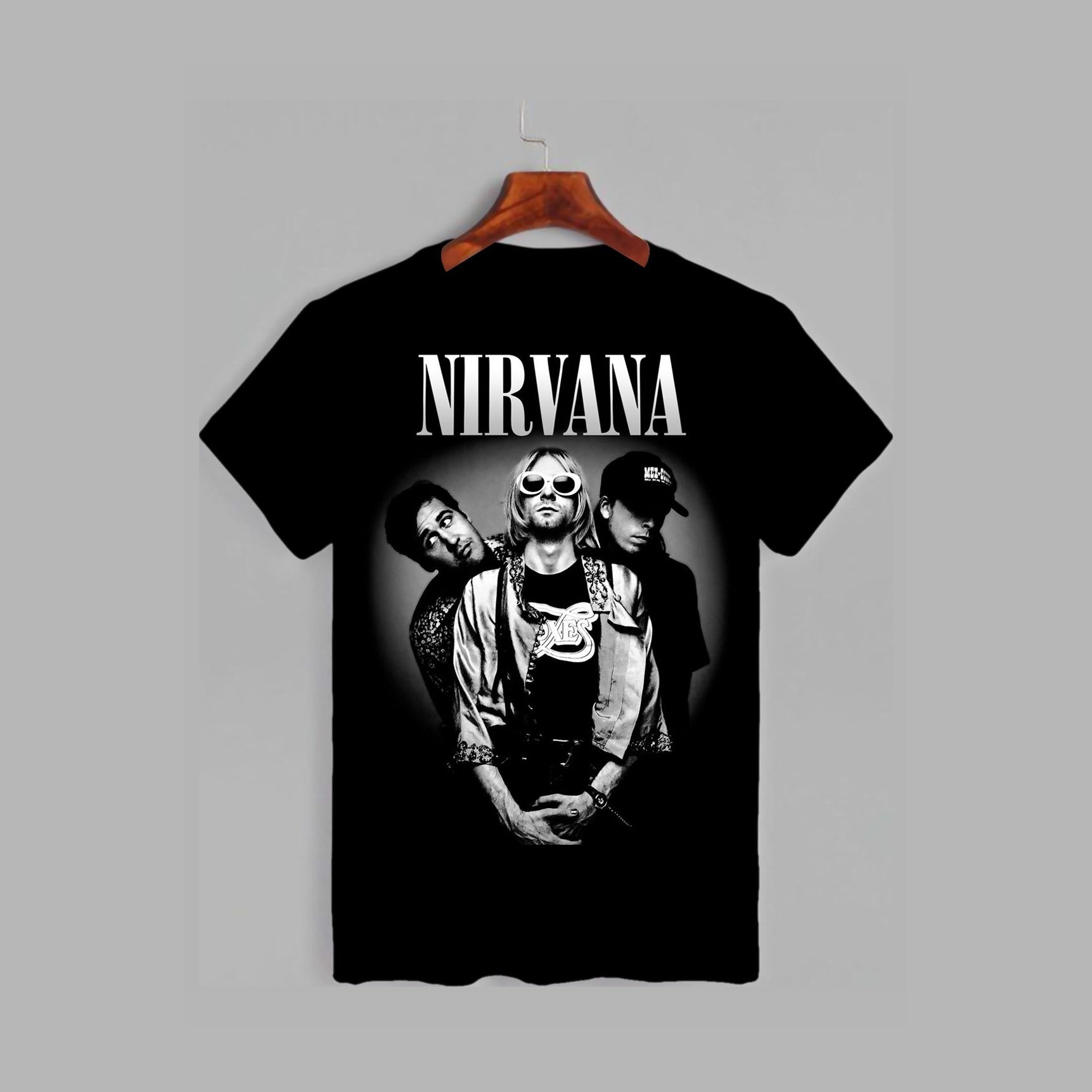 Акція на Футболка Likey Nirvana M150-0416 XXL Чорна від Rozetka