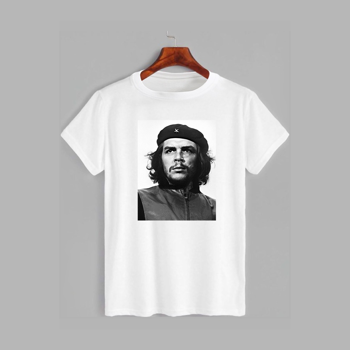 Акція на Футболка бавовняна довга чоловіча Likey Che Guevara M150-1711 XXL Біла від Rozetka