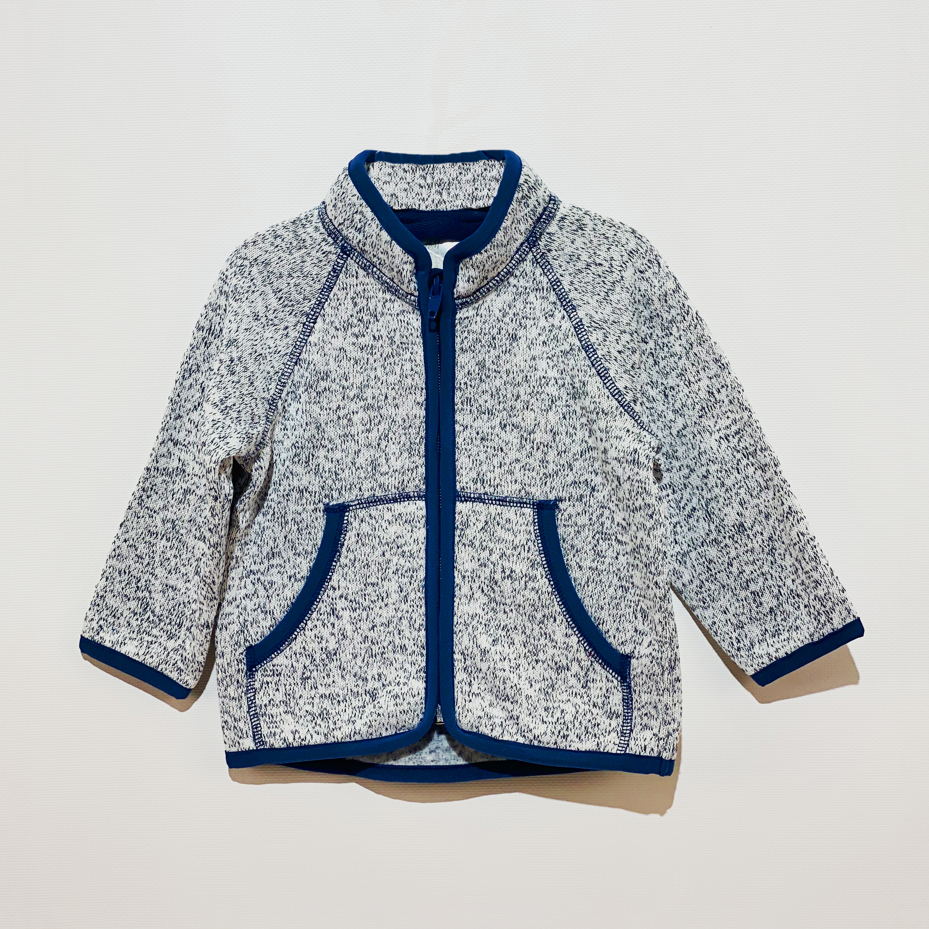 

Толстовка H&M HOM92193 68 см Молочный/Синий