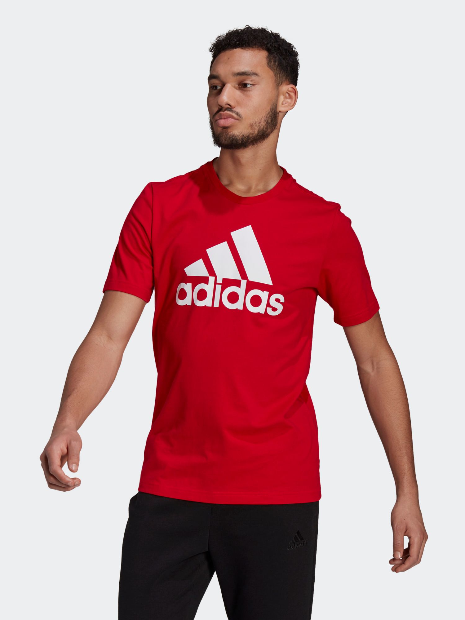 

Футболка Adidas M Bl Sj T GK9124  Scarle/White, Футболка Adidas M Bl Sj T GK9124 S Scarle/White