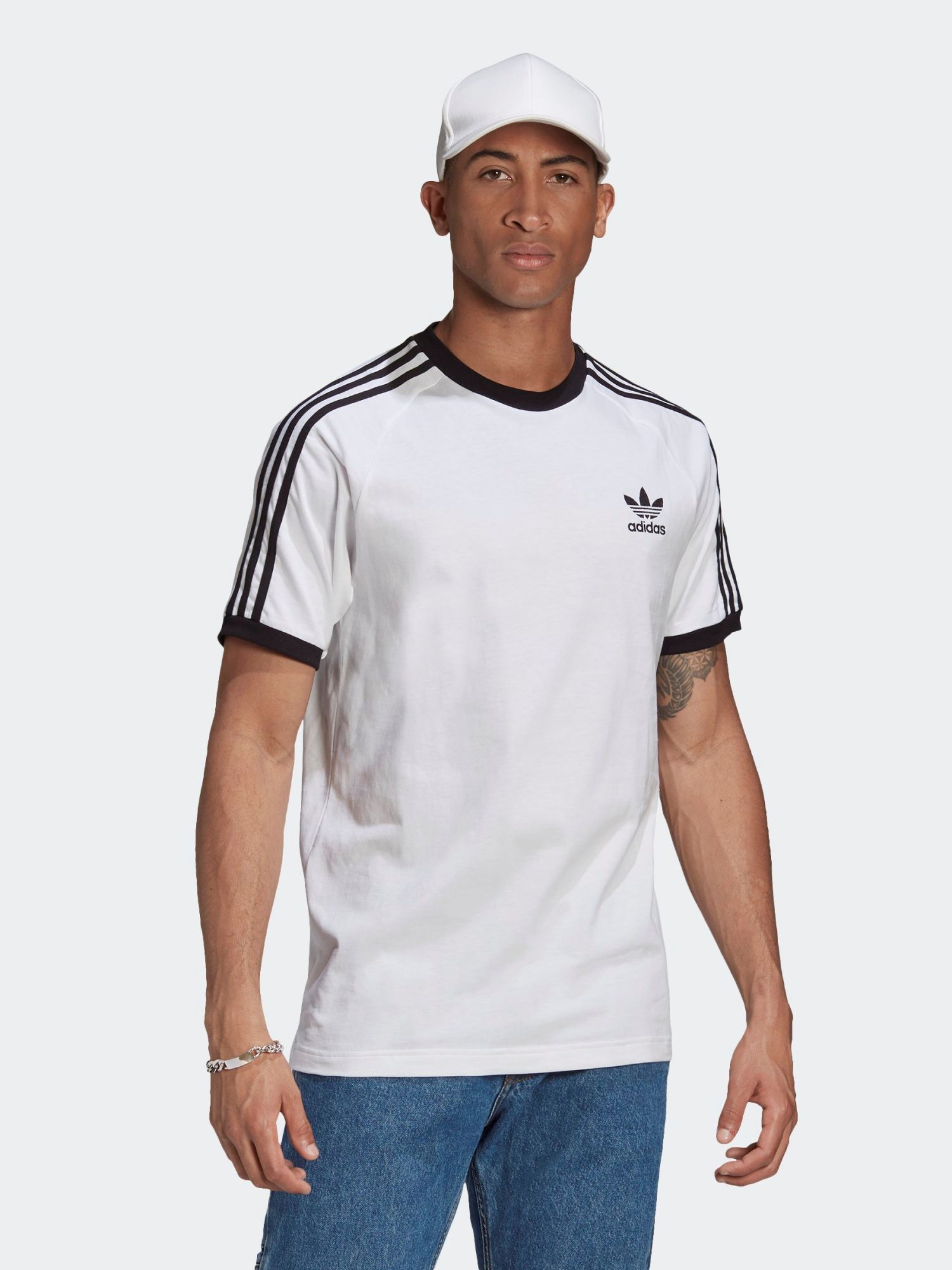 

Футболка Adidas 3-Stripes Tee GN3494  White, Футболка Adidas 3-Stripes Tee GN3494 M White