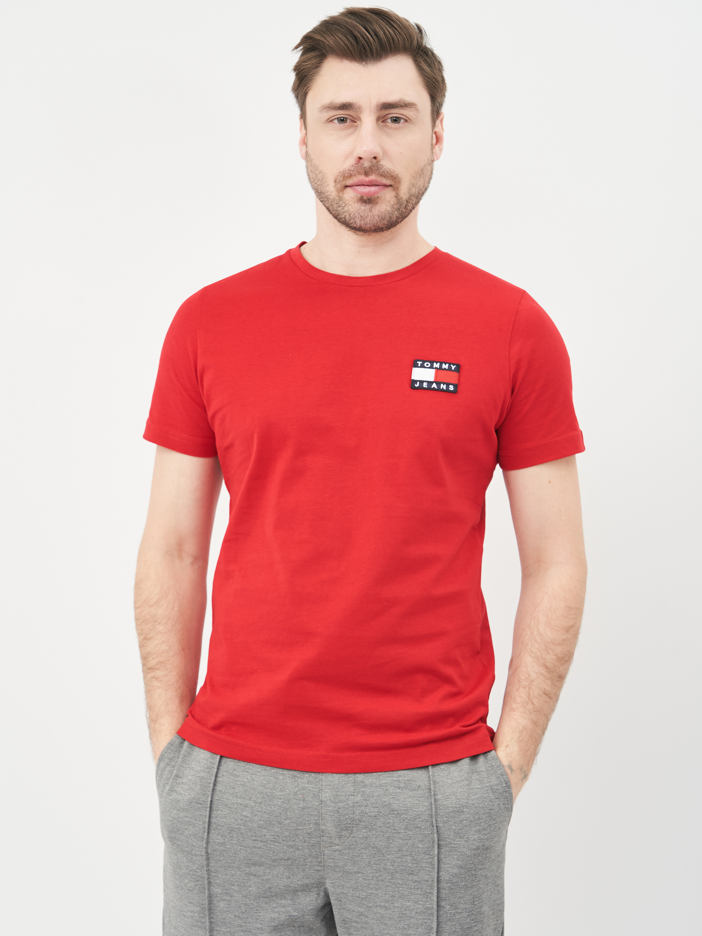 

Футболка Tommy Jeans 10583.3  (50) Красная, Футболка Tommy Jeans 10583.3 XL (50) Красная