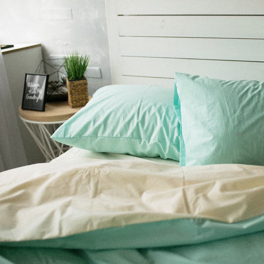 

Комплект постельного белья Хлопковые традиции двуспальный поплин крем/мята арт.PF19