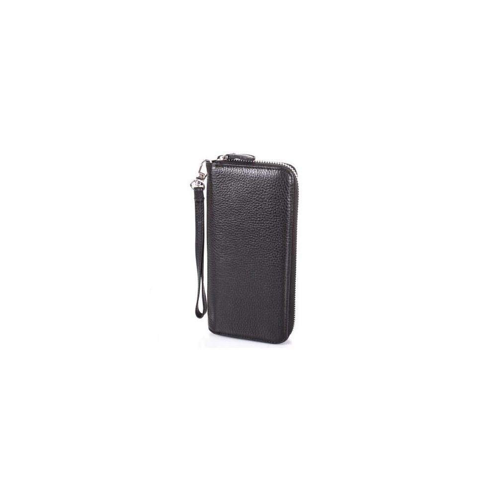 

Кошелек женcкий кожаный CANPEL 706-7 черный флотар