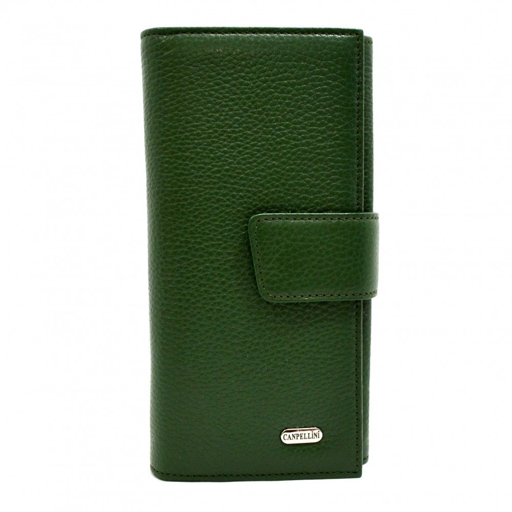 

Кошелек женcкий кожаный CANPEL 700-299 зеленый флотар