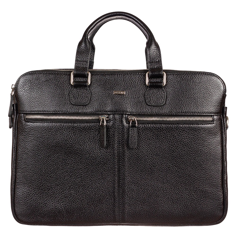 

Портфель кожаный Desisan 912-101 черный мелкий флотар