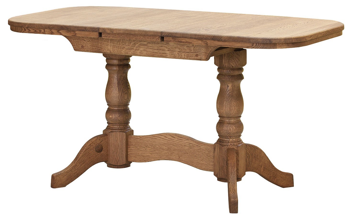 

Стол BublikMebel Бергамо из дуба 70х110+40см