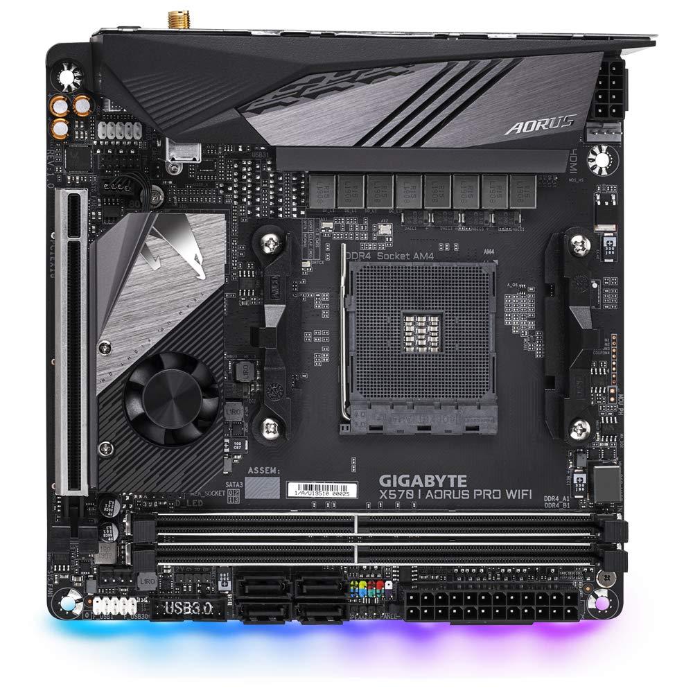 

Материнская плата Gigabyte X570 I Aorus Pro WIFI (sAM4, AMD X570, PCI-Ex16)
