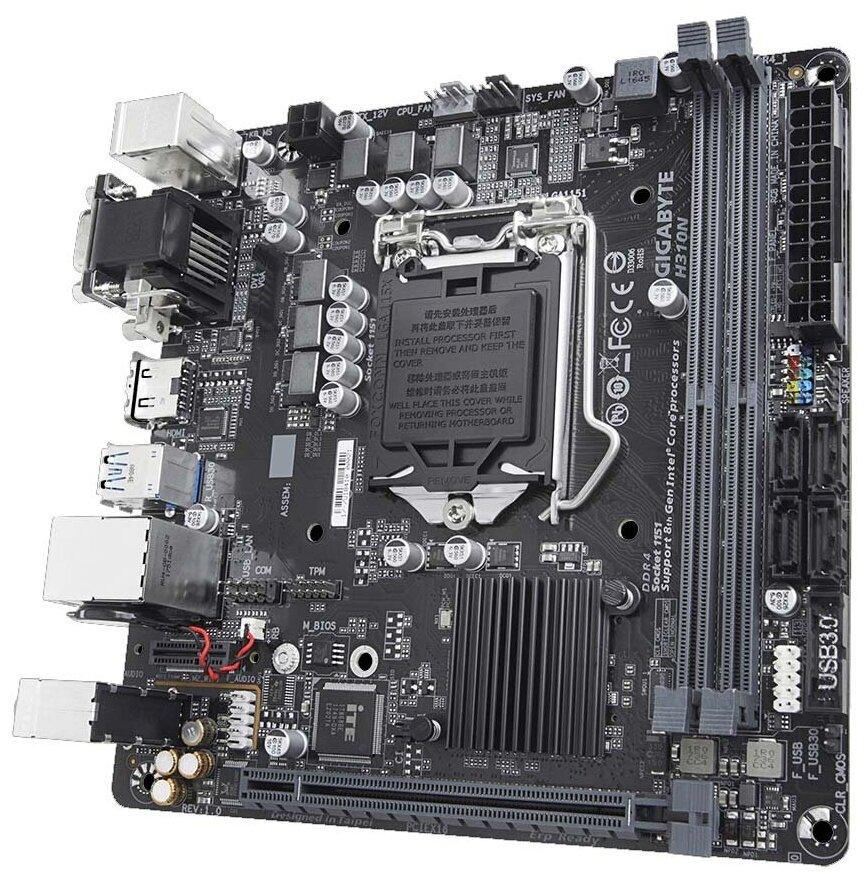 

Материнская плата Gigabyte H310N rev1.1 H310N rev.1.1 (s1151v2, Intel H310, PCI-Ex16)