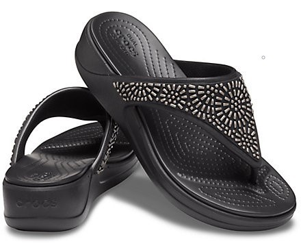 

Шлепанцы Crocs Monterey Diamante W10 40-41 черный