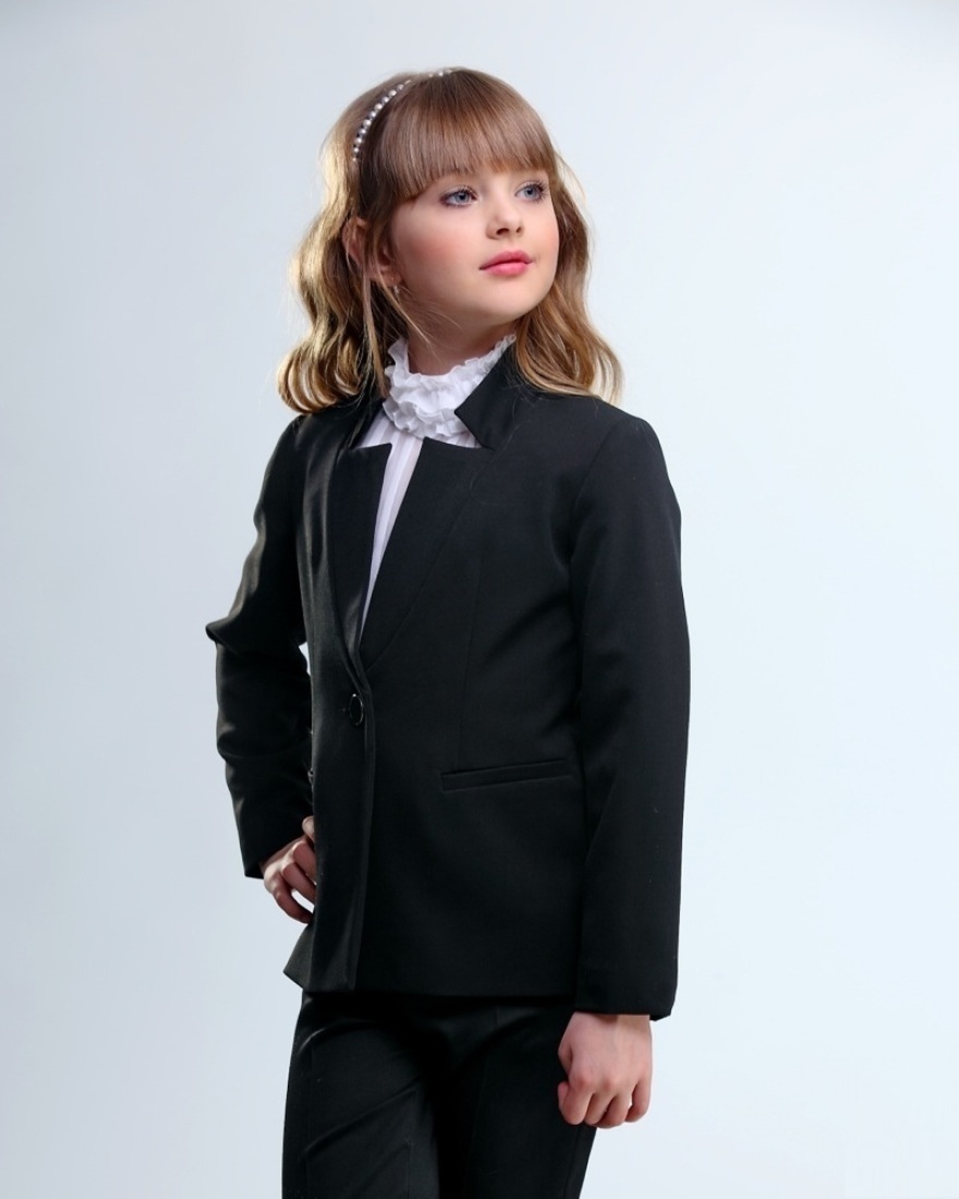 

Жакет Lukas Kids с лацканами 122 черный(3203)